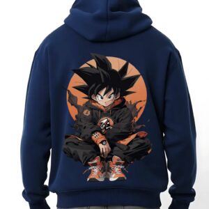 Goku Sward - Super Premium Fabric Men's Cotton Hoodie - Printed, Double Bio-wash T-shirt.