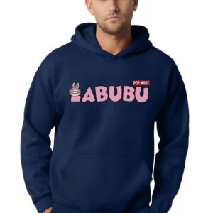 Lababu Front Text - Super Premium Fabric Men's Cotton Hoodie - Printed, Double Bio-wash T-shirt.